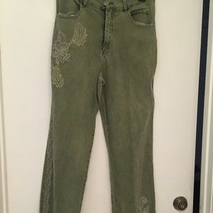 JEANS - WITH APPLIQUES - LIKE NEW - - VARIATION - SMALL